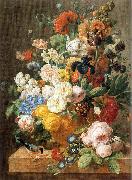 ELIAERTS, Jan Frans Bouquet of Flowers in a Sculpted Vase dfg USA oil painting reproduction